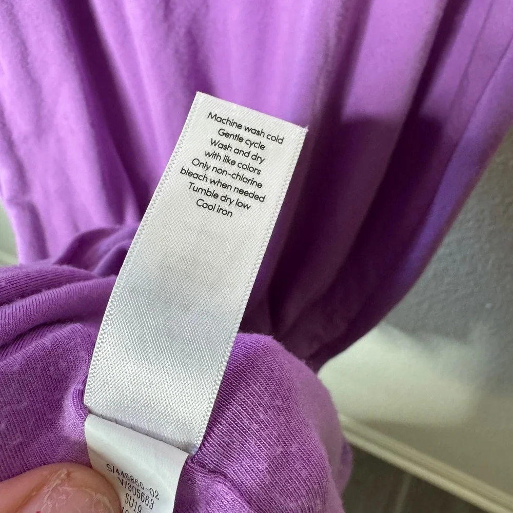Athleta Purple Tank Midi Dress Size M Modal Spandex‎ Comfort Travel